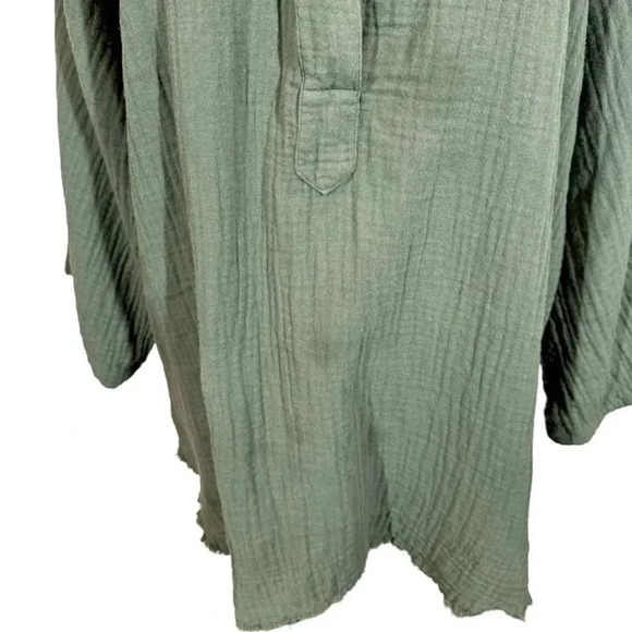 9seed Marrakech Cotton Gauze Dashiki Top Tunic Cover Up in Hunter PLEASE READ - Picture 13 of 14
